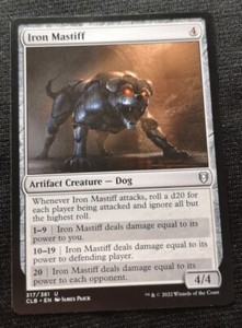 Iron Mastiff - CLB - NM Unplayed - EN - 317