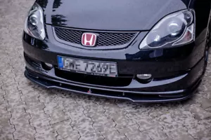 For Honda Civic EP3 Mk7 Type-R/S FL Front Diffuser Splitter Maxton Design Gloss - Picture 1 of 4