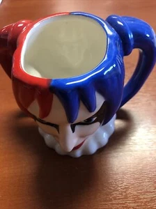 3D Sculpted ZAK! Harley Quinn DC Comics Superhero Coffee Mug - Picture 1 of 4