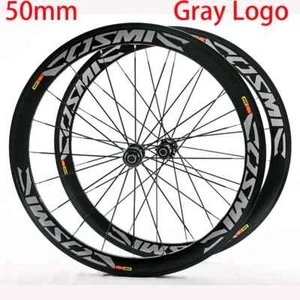 700C Road Bicycle Wheelset 50MM Depth Straight Pull V/C/Rim Brake 6 Bearing Hub - Picture 1 of 9