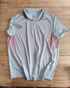 RF ROGER FEDERER 2013 SHANGHAI MASTERS POLO TENNIS SHIRT NIKE 551582079 MENS XXL - Picture 1 of 8