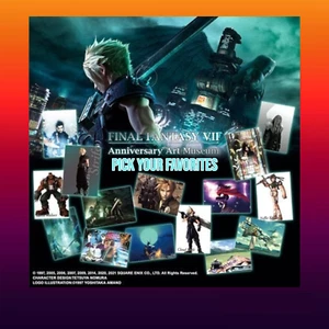 Final Fantasy FF7 Art Museum Cards Pick Your Favorites - Picture 1 of 346