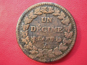 FRANKREICH MONNAIE D UN DECIME L AN 7/5 A (A3389) - Bild 1 von 2
