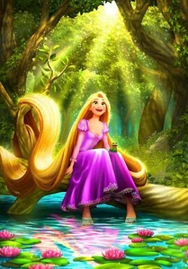 Jigsaw puzzle Disney DESTINY series Tangled 1000 pieces Tenyo D-1000-054 - Picture 1 of 1