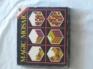 Vintage Magic Mosaic Educational Puzzle Game Diset International- For Ages 6-99 - Picture 1 of 6