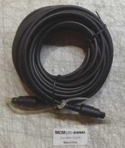 MCM PRO-SIGNAL 24-12450 30FT TOSLINK FIBER OPTIC DIGITAL AUDIO CABLE 4mm OPTICAL - Picture 1 of 4