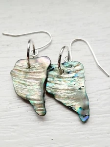 Abalone shell earrings - Picture 1 of 3