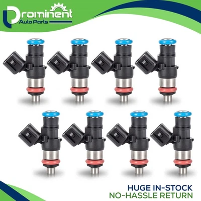 Set of 8 Fuel Injectors for 2006-2017 Chevrolet Camaro Corvette SS Pontiac G8 - Image 1 of 4