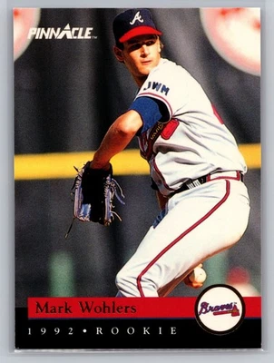 Pinnacle Rookies #21 1992 Mark Wohlers Foto 1 de 2