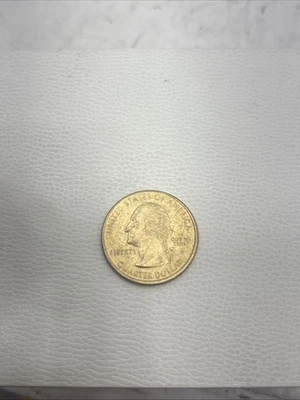 1999 Connecticut State Quarter Planchet Gold Plated - Image 1 of 2