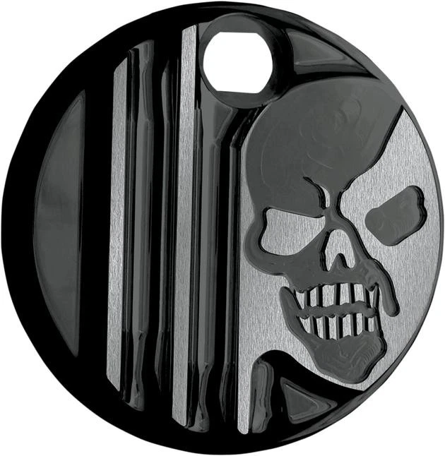 Cabezal de máquina de puerta de combustible Covingtons negro #C1129-B Harley Davidson Foto 1 de 1