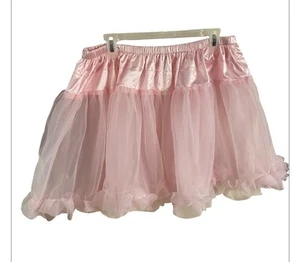 Falda tutú de tul rosa Hips & Curves. Talla única Queen. Transparente! Disfraz! ¡Mujer! - Imagen 1 de 11