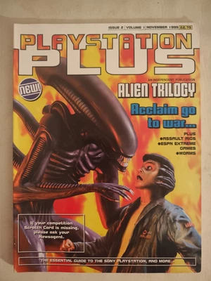 PLAYSTATION PLUS RIVISTA DI VIDEOGIOCHI INGLESE NUMERO 2 VOLUME 1 NOVEMBRE 1995 - Immagine 1 di 2