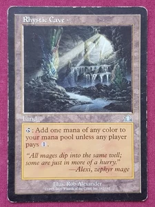 Magic The Gathering PROPHECY RHYSTIC CAVE land card MTG - Picture 1 of 2