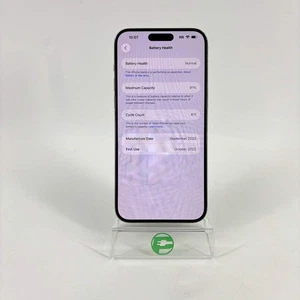 Desbloqueado de fábrica Apple iPhone 15 Pro Max 256 GB Titanio Natural MU683LL/A - Imagen 1 de 11