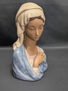 Vintage Lladro Bust Madonna Head 4649 Saint Porcelain Mother Mary VGC - Picture 1 of 12