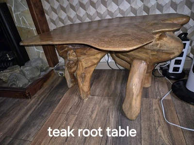 Teak Root Table - Image 1 of 2