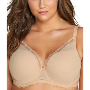 NWT Natori Lace Pure Allure Full Underwire Contour Bra 736099 Natural 42DDD - Picture 1 of 7