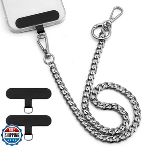 OUTXE Ceinture Cordon Téléphone Antivol, 19,6" Chaîne Métal Résistante avec Pack de 2 - Photo 1 sur 5