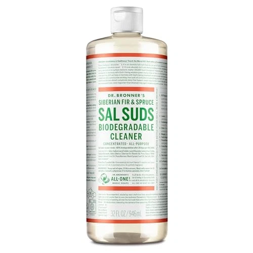 Limpiador biodegradable Dr. Bronner's Sal Suds 32 oz pino concentrado multiusos Foto 1 de 1