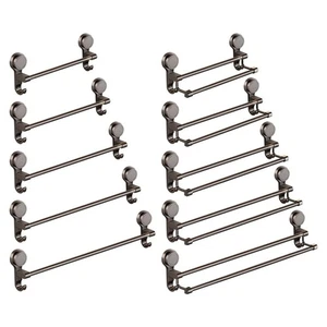Strong Suction Cups Wall-mounted Towel Rack Bathroom Storage Shelf Wall Mount - Picture 1 of 17
