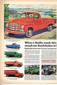 1950 Stampa Pubblicità di Studebaker Campione Auto Personalizzata - Foto 1 di 2