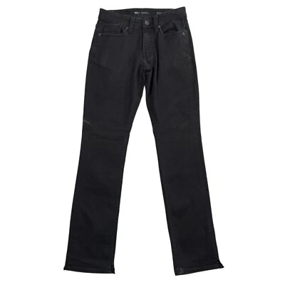 BKE Jake Straight Jeans Mens 27x32 Black Denim Stretch Ankle Slit Regular Fit - Image 1 of 4