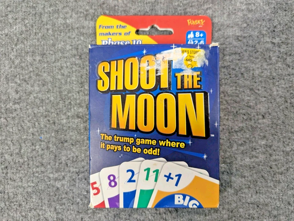 Shoot The Moon Card Game by Fundex - 100% Complete - EUC - Image 1 of 4