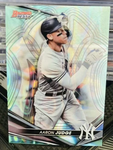 2022 Bowman's Best Aqua Lava Refractor /199 Aaron Judge #33 Card Has Print Line* - Picture 1 of 2
