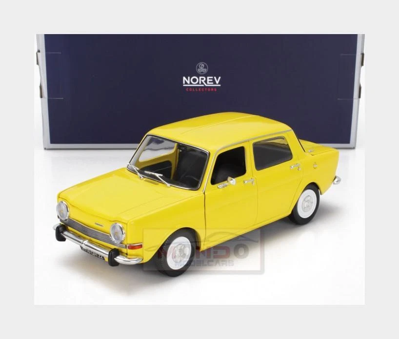 1:18 NOREV Simca 1000 Ls 1974 Yellow NV185714 - Immagine 1 di 2