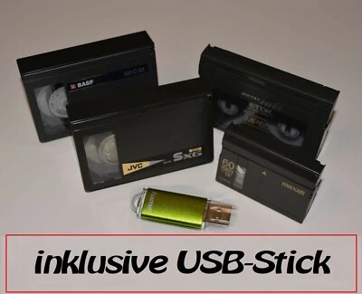 5x Video 8, Hi8 digitalisieren, Videokassetten als MP4 auf USB-Stick inkl.  - Bild 1 von 4