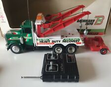 Vintage radio controlled TOW TRUCK Bachmann toy BIG RIG WRECKER boxed as new 