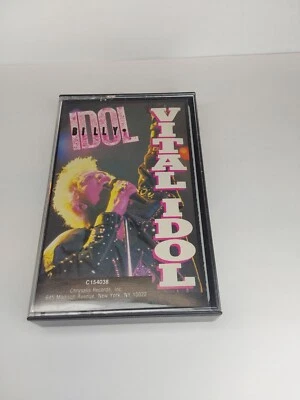 BILLY IDOL VITAL IDOL CASSETTE TAPE - 1987 - Image 1 of 2