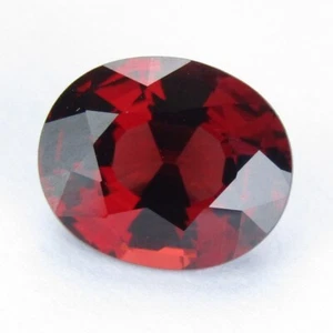 2.83Cts Natural Glorious Red Garnet 9.2x7.6x5mm Oval Cut Loose Africa Gemstone - Picture 1 of 5