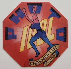 Billy Idol 1990-91 Tour Satin Backstage Pass Otto Gig VIP Concert Crew Unused - Picture 1 of 1