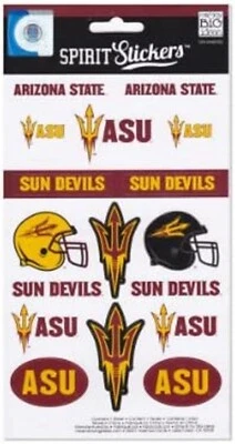 ME & MY BIG IDEAS Arizona State Sun Devils NCAA University College Gift Logo Decal Spirit Stickers