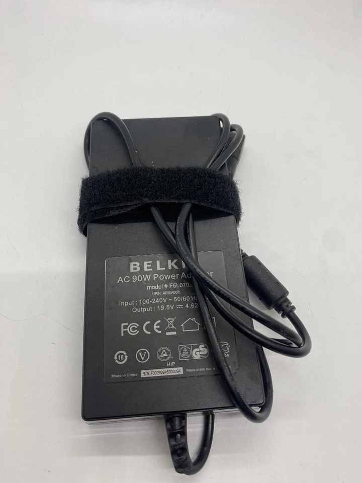BELKIN F5L070 19.5V 4.62A 90W AC ADAPTER input 100-240v working Unit Only - Image 1 of 4