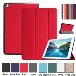 For iPad 5th 6th 7th 8th 9th Generation Tri-Fold Smart Leather Stand Case Cover - Picture 1 of 19