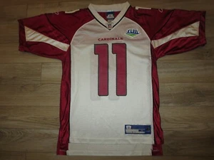 Larry Fitzgerald #11 Arizona Cardinals NFL Super Bowl Reebok Jersey SM Small - Picture 1 of 4