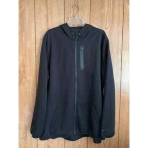 New Russel jacket men's size 2XL black full zip hoodie - Bild 1 von 9