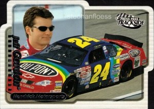 2000 Press Pass Trackside Racing Die Cut #30 Jeff Gordon