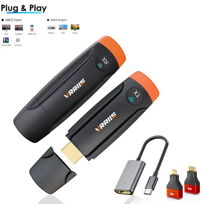 Wireless HDMI Extender Laptop PC zu TV Video Transmitter Empfänger Typ C Adapter - Bild 1 von 4