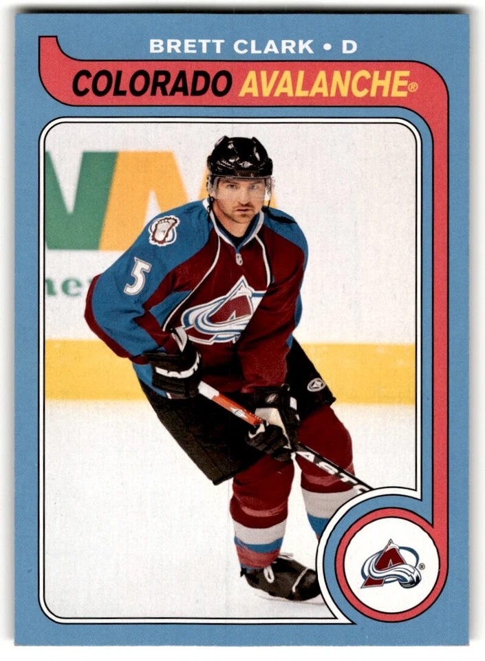 2008-09 O-Pee-Chee '79-80 Retro Brett Clark #721 Colorado Avalanche - Image 1 of 2