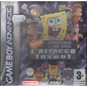 Spongebob Invasion Of Toybots Video Game Boy Advance GBA Thq Sealed - Picture 1 of 2