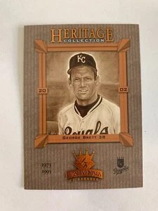 2002 Diamond Kings Heritage Collection #HC13 George Brett - Kansas City Royals - Bild 1 von 2