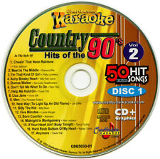  Karaoke cd+g Chartbuster 5033 Country Hits of The 90's vol-2 New In Case