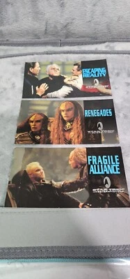 1994 - Skybox - Star Trek Generations - MOVIE FOIL INSERT SET - F1, F2, F3 - Image 1 of 4