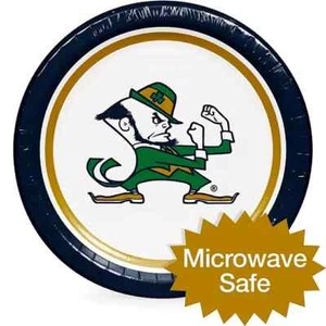 NCAA Paper Plates, 10", 85 ct., Notre Dame Fighting Irish - Picture 1 of 6
