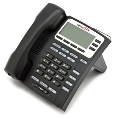 AllWorx 9204G Black Gigabit IP Display Speakerphone - Image 1 of 3