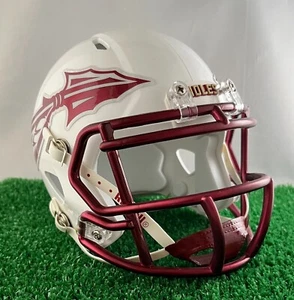 MINI CASCO ALTERNATIVO PERSONALIZADO FLORIDA STATE SEMINOLES RIDDELL SPEED - BLANCO - Imagen 1 de 5